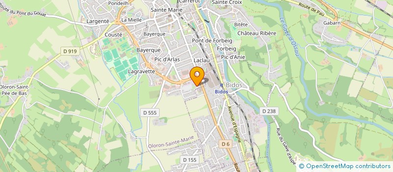 localisation de l'entreprise CALA SCI  OLORON-SAINTE-MARIE