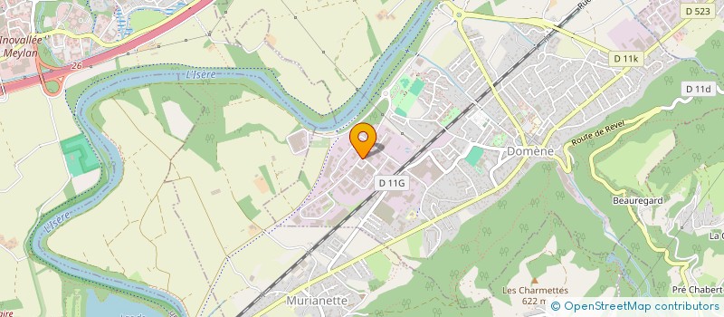 localisation de l'entreprise CALA SERENA  DOMENE