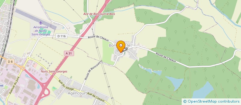 localisation de l'entreprise CALABRE ET FILS  BONCOURT-LE-BOIS