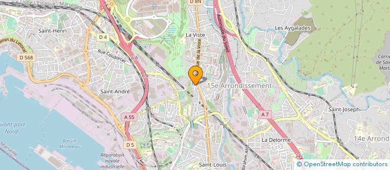 localisation de l'entreprise CALABRESE CIE à MARSEILLE