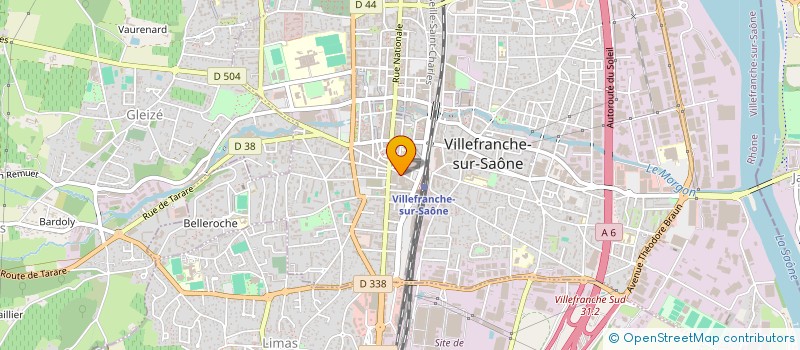 localisation de l'entreprise CALAD BALL à VILLEFRANCHE-SUR-SAONE