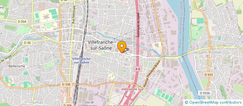 localisation de l'entreprise CALAD'IMPULSION à VILLEFRANCHE-SUR-SAONE