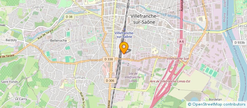 localisation de l'entreprise CALAD SELECTION AUTO CSA à VILLEFRANCHE-SUR-SAONE