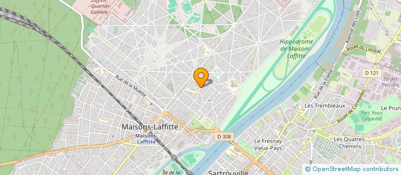 localisation de l'entreprise CALADAN  MAISONS-LAFFITTE