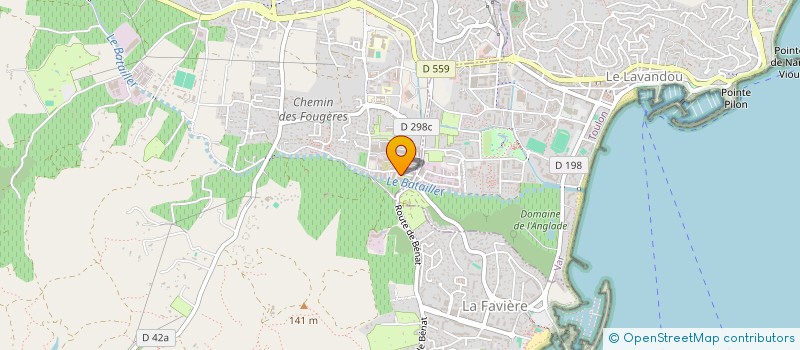 localisation de l'entreprise CALADAN IMMOBILIER à BORMES-LES-MIMOSAS