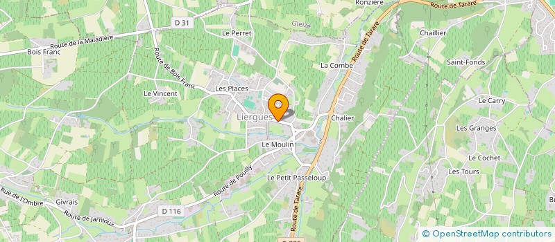 localisation de l'entreprise CALADE AUTOMATISMES à PORTE DES PIERRES DOREES