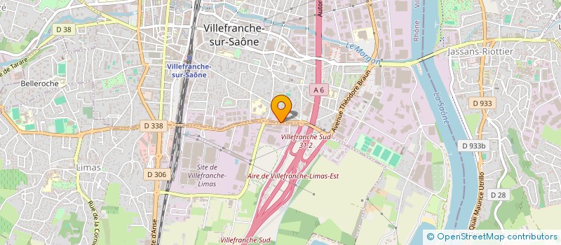 localisation de l'entreprise CALADE B69 à VILLEFRANCHE-SUR-SAONE