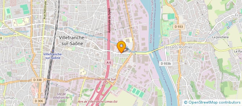 localisation de l'entreprise CALADE CHR à VILLEFRANCHE-SUR-SAONE