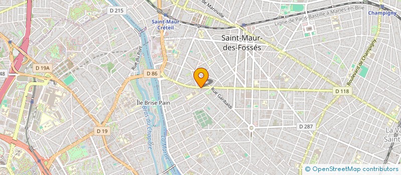 localisation de l'entreprise CALADE EPICERIE FINE à SAINT-MAUR-DES-FOSSES