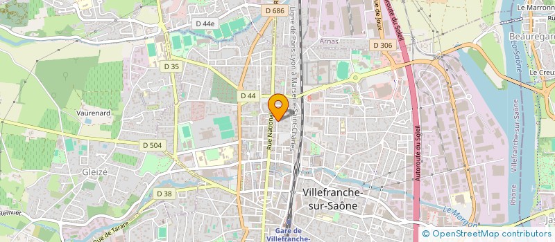 localisation de l'entreprise CALADE HOLDING FACTORY  VILLEFRANCHE-SUR-SAONE