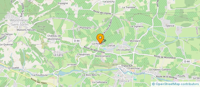 localisation de l'entreprise CALADE PLOMBERIE à DENICE
