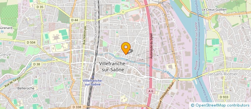 localisation de l'entreprise CALADE TRANSPORT à VILLEFRANCHE-SUR-SAONE