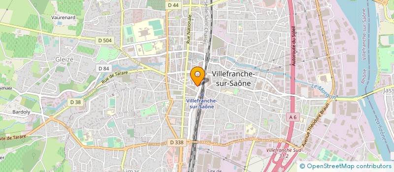 localisation de l'entreprise CALADIS  VILLEFRANCHE-SUR-SAONE