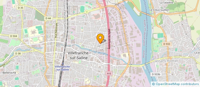 localisation de l'entreprise CALADOISE TAXI à VILLEFRANCHE-SUR-SAONE