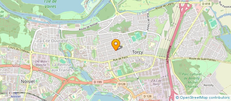 localisation de l'entreprise CALAECI à TORCY