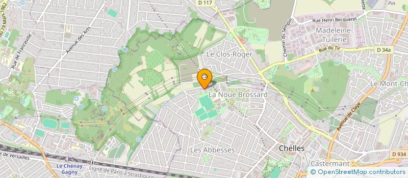 localisation de l'entreprise CALAFI  CHELLES