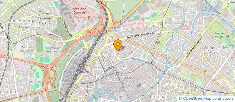 localisation de l'entreprise CALAG  STRASBOURG