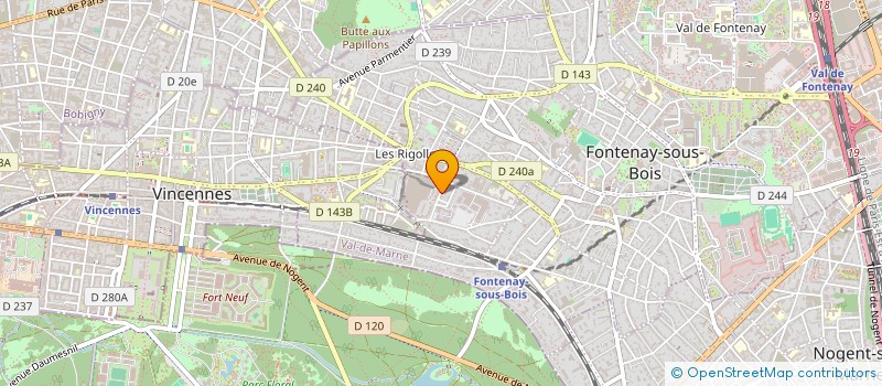 localisation de l'entreprise CALAIS à FONTENAY-SOUS-BOIS