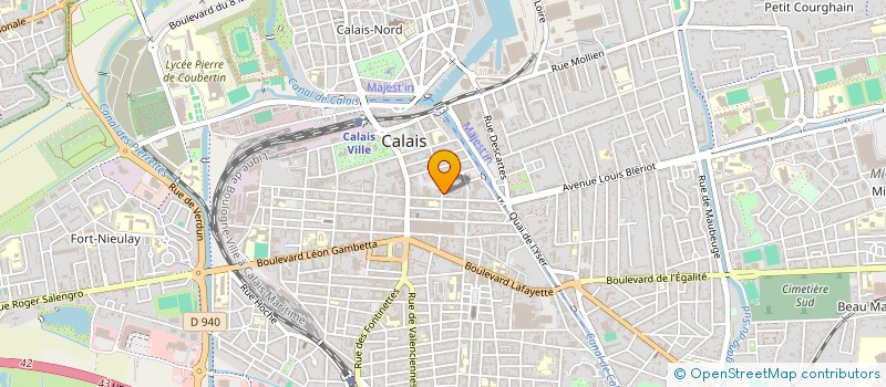 localisation de l'entreprise CALAIS A V F ACCUEIL à CALAIS