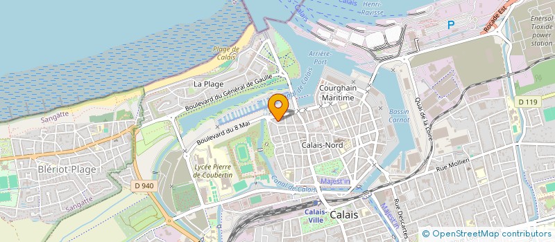 localisation de l'entreprise CALAIS CULTURE ET LITTERATURE  CALAIS