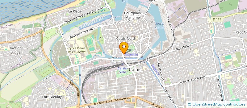 localisation de l'entreprise CALAIS DEVELOPPEMENT à CALAIS
