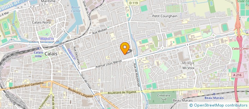 localisation de l'entreprise CALAIS KOMBAT CLUB  CALAIS