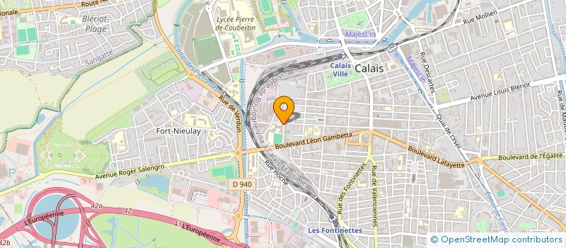 localisation de l'entreprise CALAIS TIR SPORTIF  CALAIS