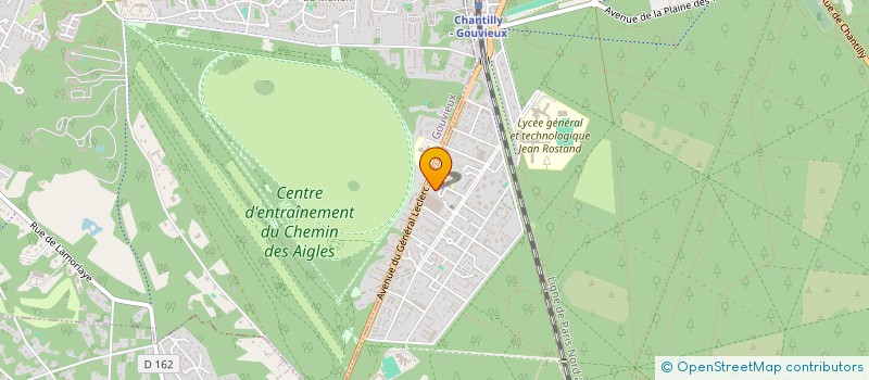 localisation de l'entreprise CALAJOUX à CHANTILLY