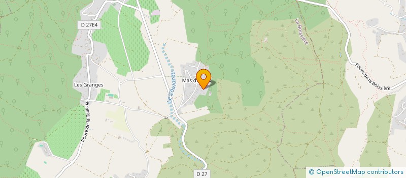 localisation de l'entreprise CALALONGA  LA BOISSIERE