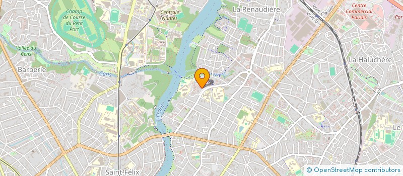 localisation de l'entreprise CALAM à NANTES