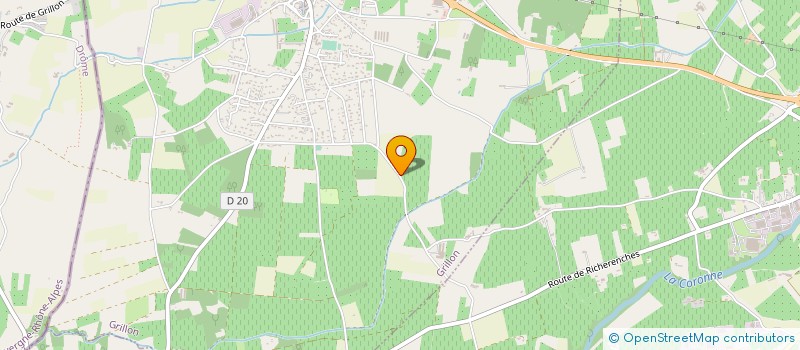 localisation de l'entreprise CALAMANDE AGRICOLE  GRILLON