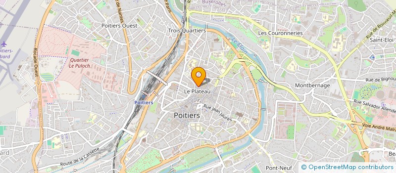 localisation de l'entreprise CALAMANT  POITIERS