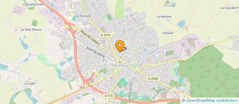 localisation de l'entreprise CALAMAR  AIZENAY