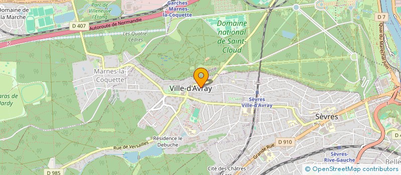 localisation de l'entreprise CALAMART à VILLE-D'AVRAY