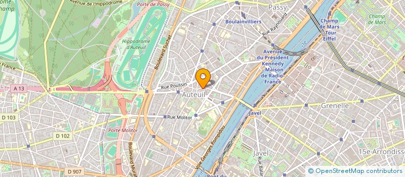 localisation de l'entreprise CALAME  PARIS