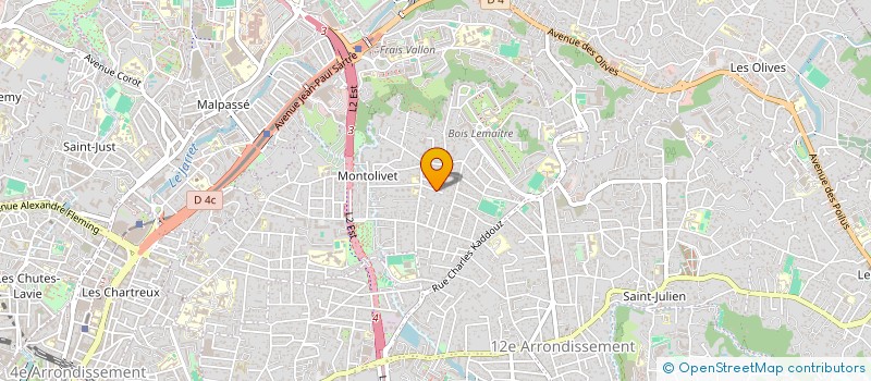 localisation de l'entreprise CALAMIRO à MARSEILLE