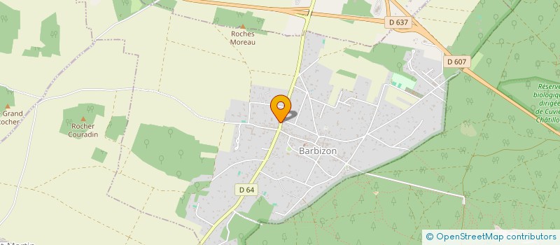 localisation de l'entreprise CALAMITY à BARBIZON