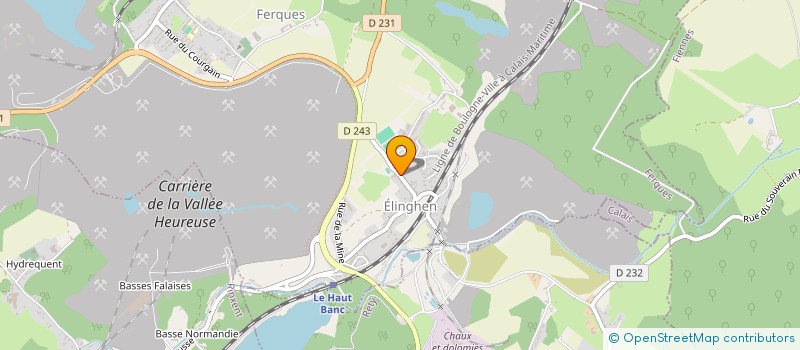 localisation de l'entreprise CALAMITY  FERQUES