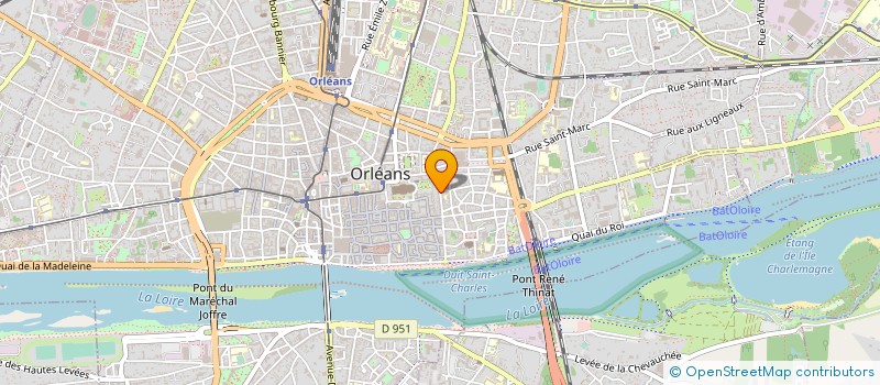 localisation de l'entreprise CALAN DEVELOPPEMENT à ORLEANS