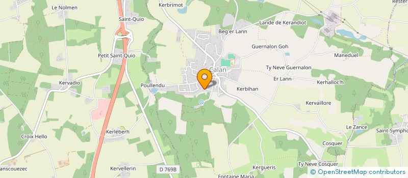 localisation de l'entreprise CALANAISE  CALAN