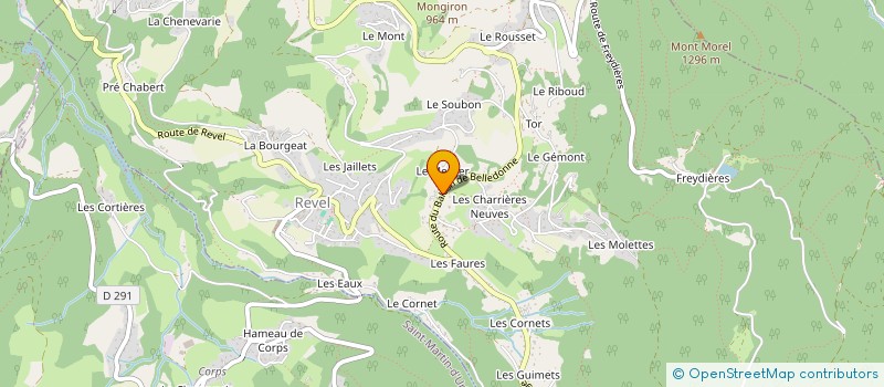 localisation de l'entreprise CALANDRE à REVEL