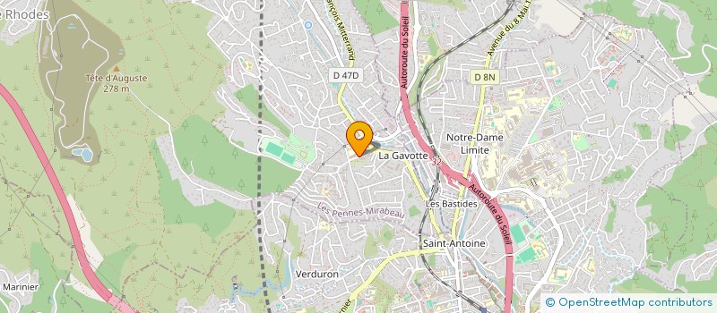 localisation de l'entreprise CALANDRE à LES PENNES-MIRABEAU