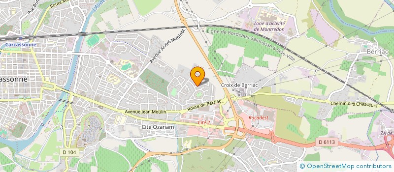localisation de l'entreprise CALANDRETA-DAARA à CARCASSONNE