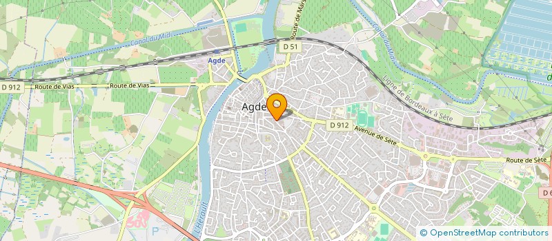 localisation de l'entreprise CALANDRETA DAGTENCA à AGDE