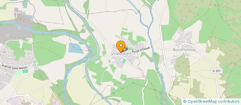 localisation de l'entreprise CALANDRETA LA ROSELA à VILLEDUBERT