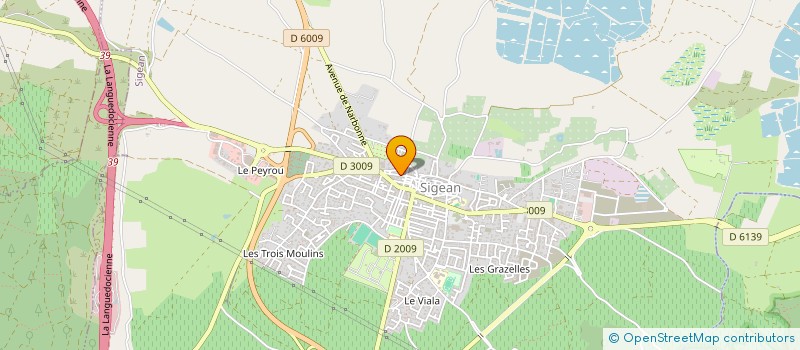 localisation de l'entreprise CALANDRETA LO BECARUT à SIGEAN