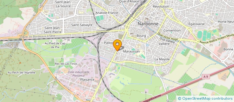 localisation de l'entreprise CALANDRI ET FILS à NARBONNE
