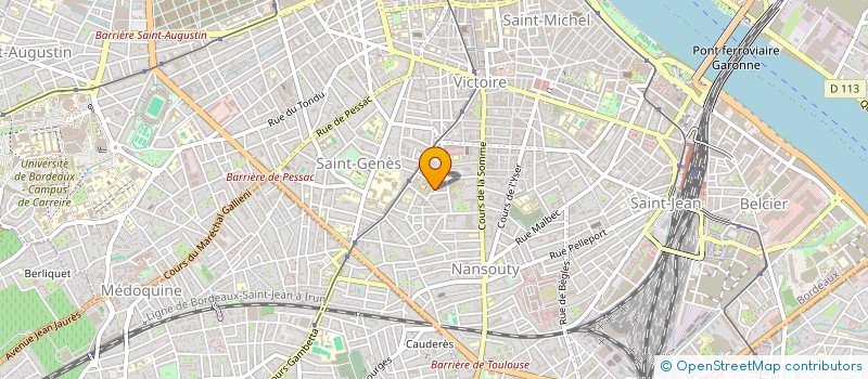 localisation de l'entreprise CALANQ à BORDEAUX