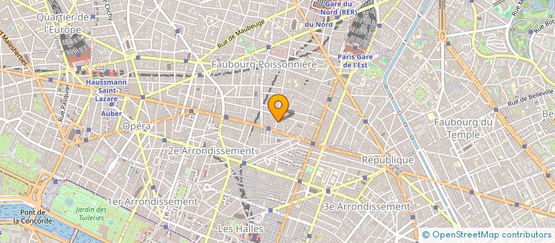 localisation de l'entreprise CALANQUE  PARIS