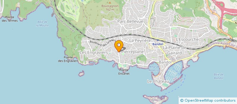 localisation de l'entreprise CALANQUE D OR à BANDOL